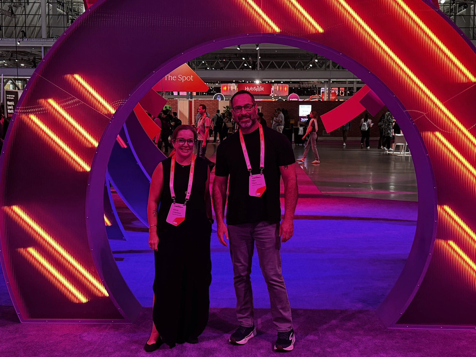 alexis and mike at unbound 2026 in boston