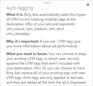 Bing Ads will now auto-tag for Google Analytics Bing Ads will now auto-tag for Google Analytics